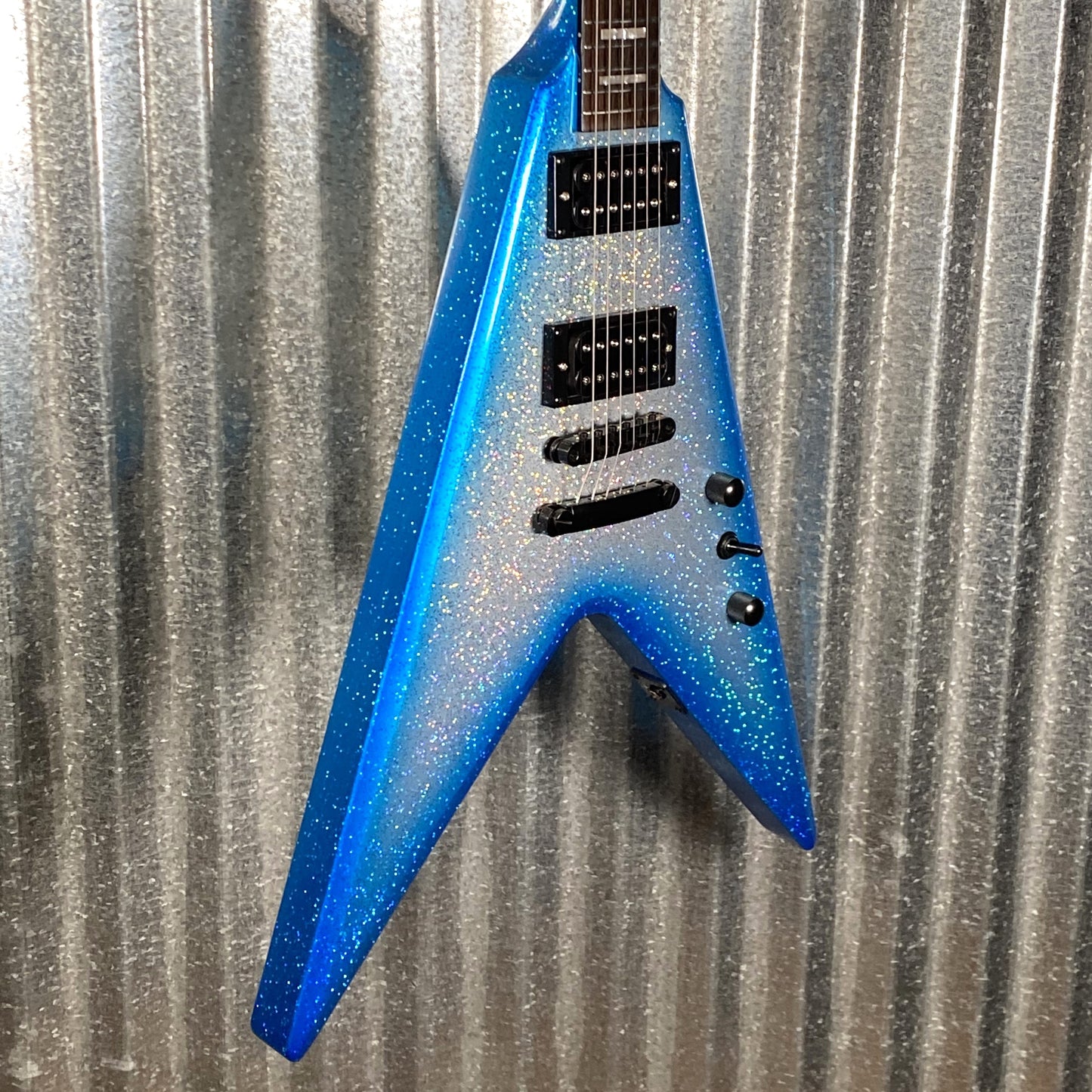Westcreek Cerberus V Stardust Blue Guitar #0165 Used