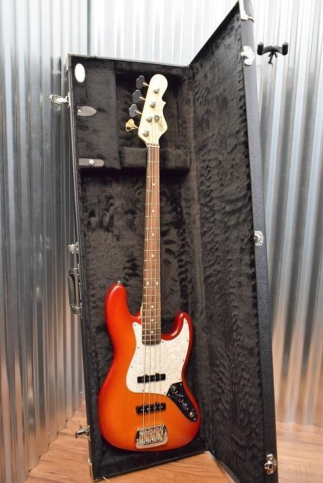 G&L Guitars USA JB 4 String Jazz Bass JB Cherryburst & Case 2016 #8148