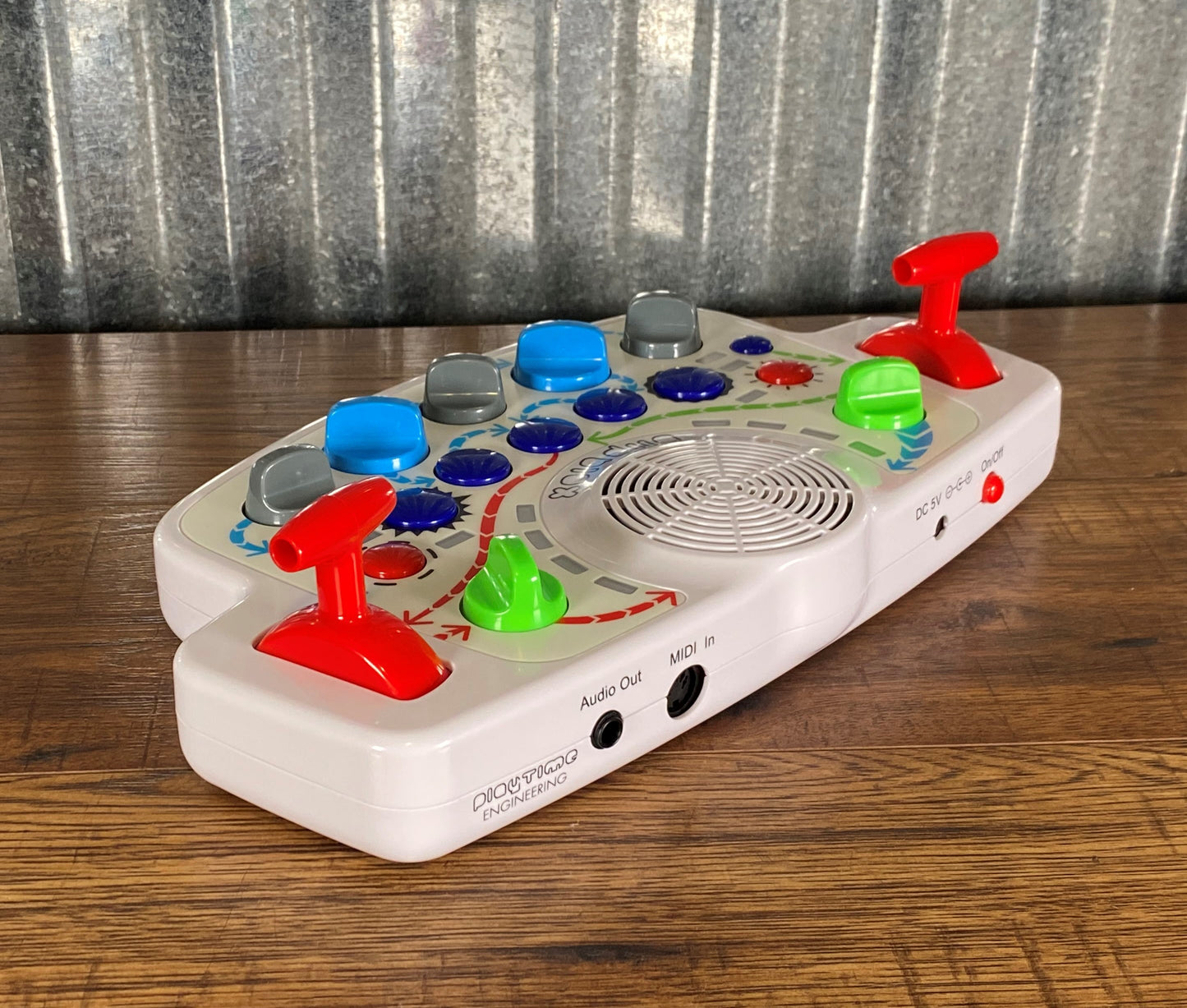 Playtime Engineering BLIPBLOX Synth for Kids Tabletop Synthesizer White