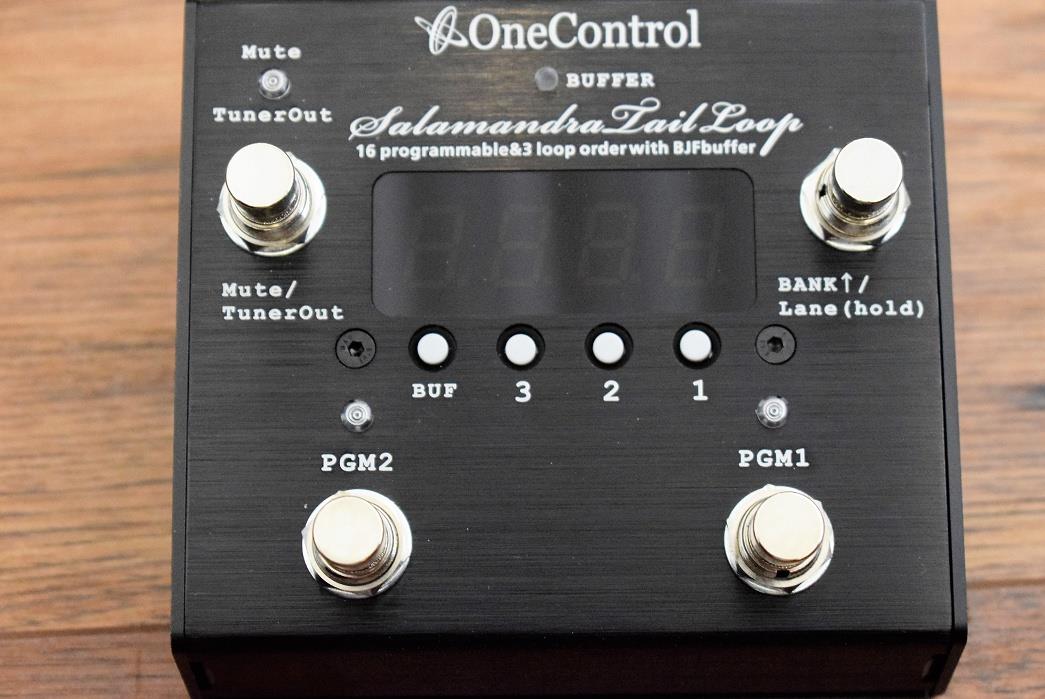 One Control Salamandra Tail Loop Programmable Effect Loop Switcher BJF Buffer Pedal