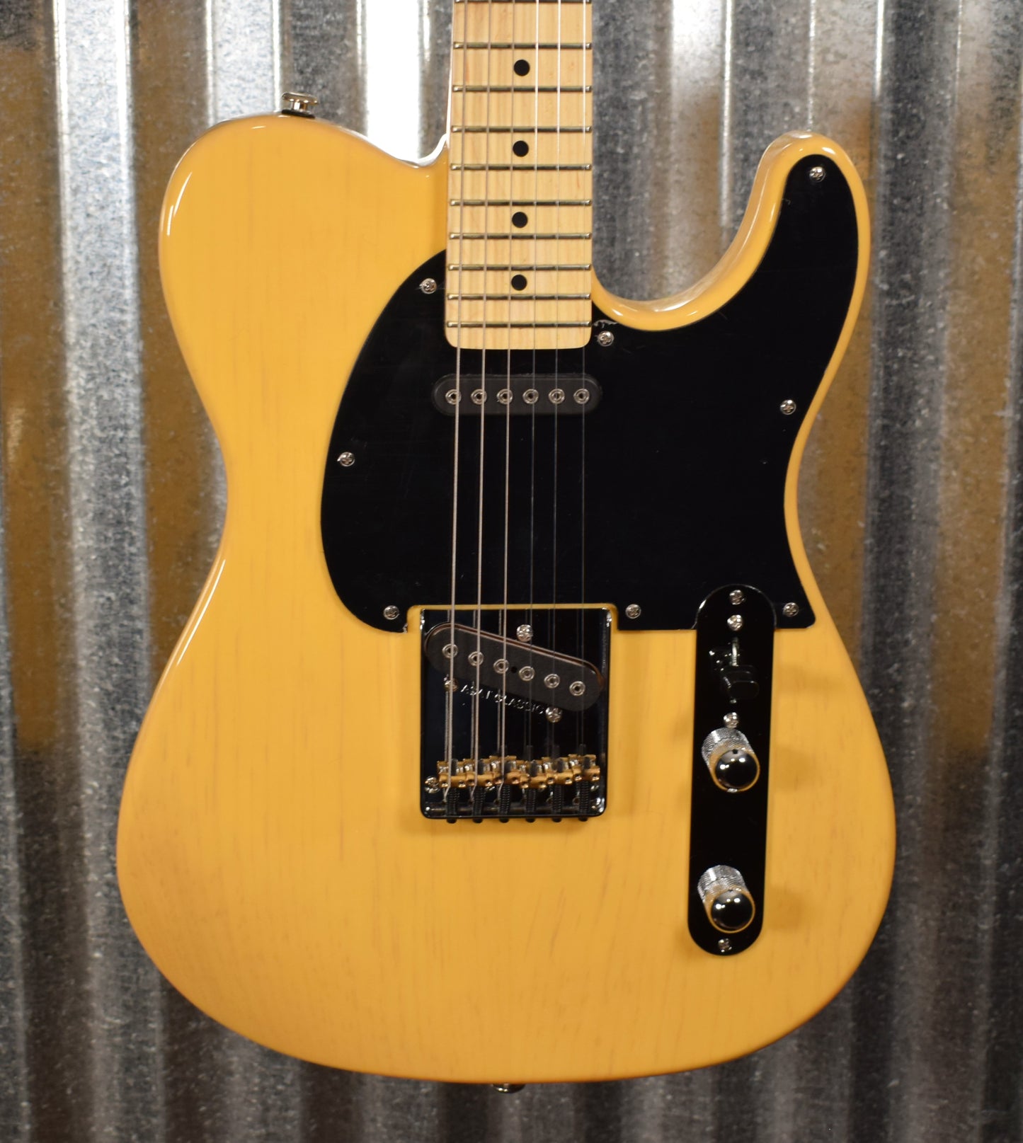 G&L USA ASAT Classic Butterscotch Blonde Pine Maple Satin Neck Guitar & Case #5216