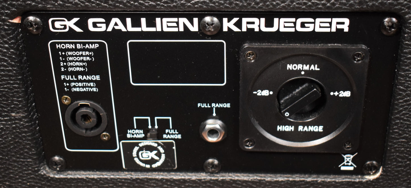 Gallien Krueger NEO-212-II 2x12" Lightweight Bass Speaker Cabinet #2 Used