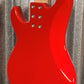 G&L USA Kiloton 5 String Rally Red Bass & Case #7085