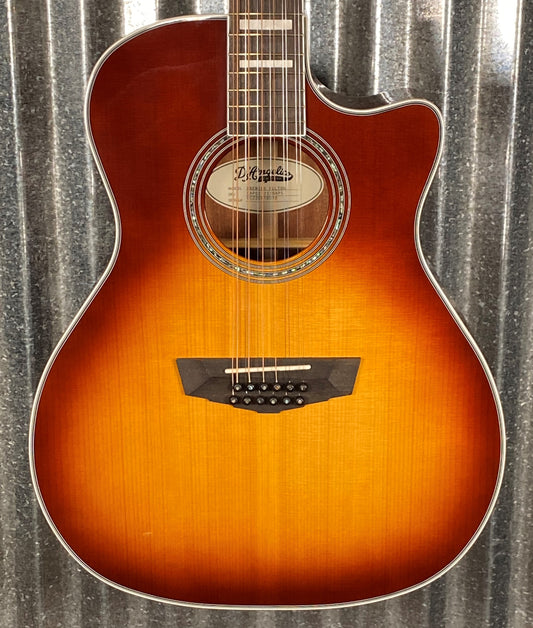 D'Angelico Premier Fulton Grand Auditorium 12 String CE Iced Tea Burst Acoustic Electric Guitar #0010