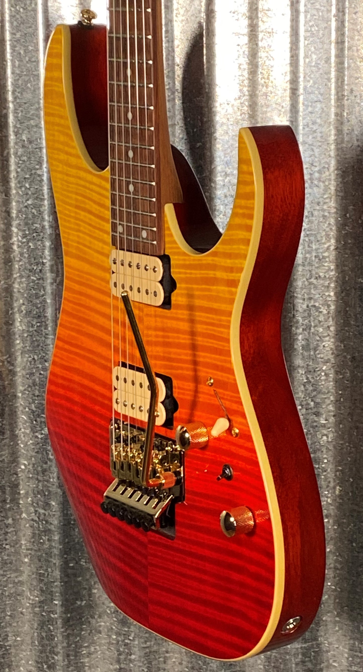 Ibanez RG420HPFM Flame Maple Roasted Neck DiMarzio Guitar & Bag #4900 Used