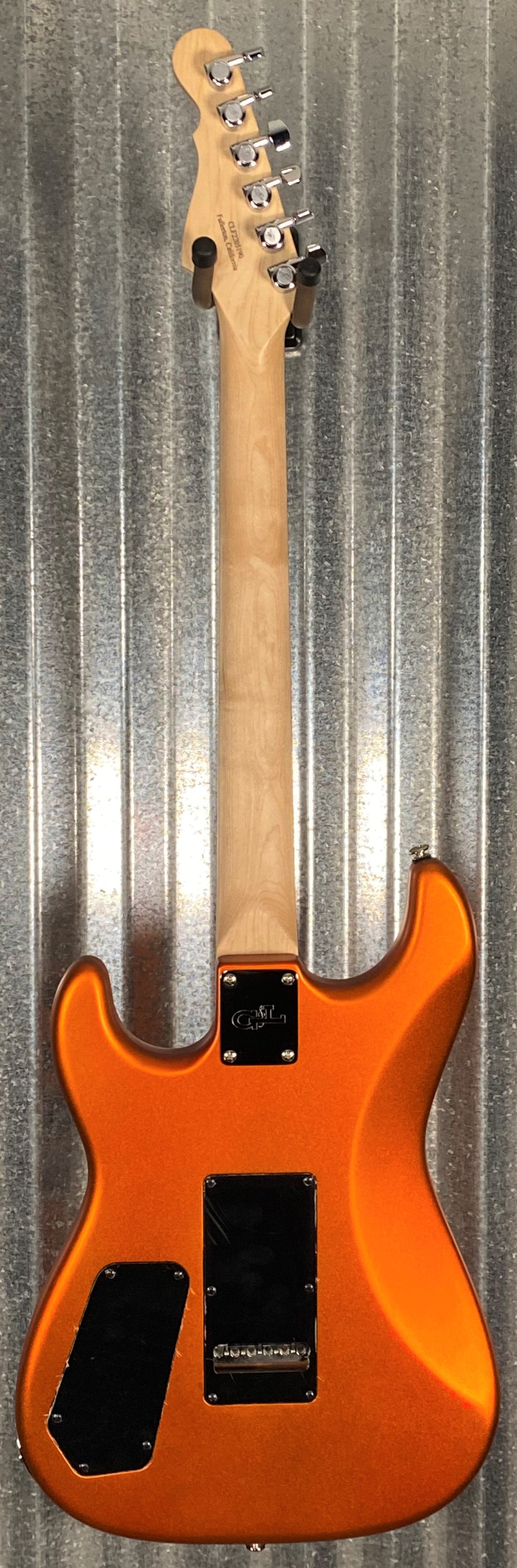 G&L USA Legacy HSS RMC Tangerine Metallic Guitar & Case #5190