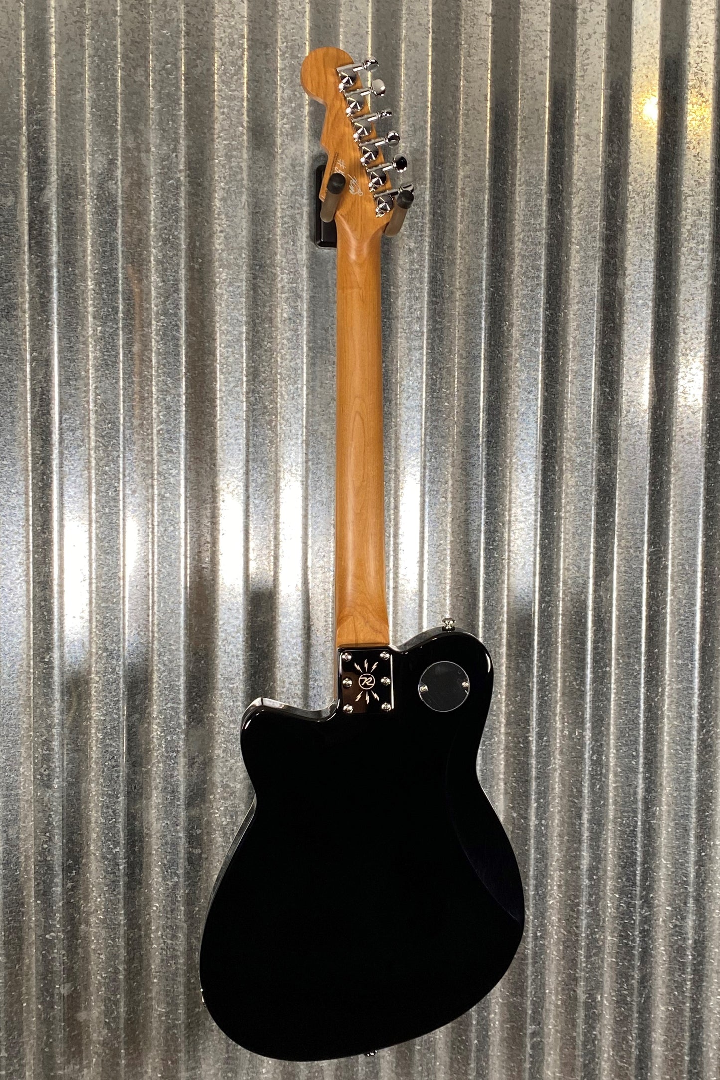 Reverend Double Agent OG Midnight Black Guitar #0978 B Stock