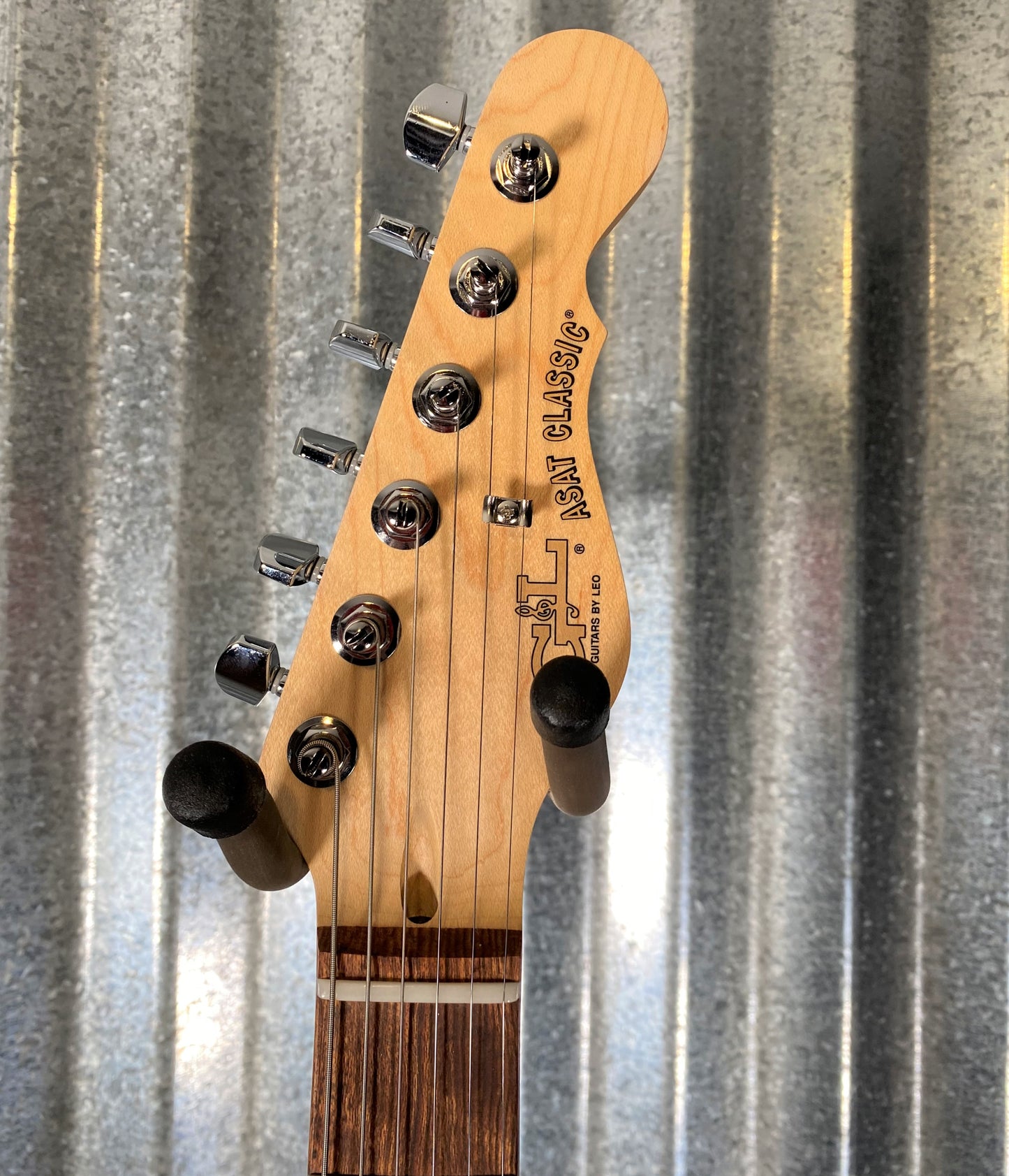 G&L USA Limited Edition ASAT Classic Thinline Semi Hollow Autumn Burst Guitar & Bag #4173