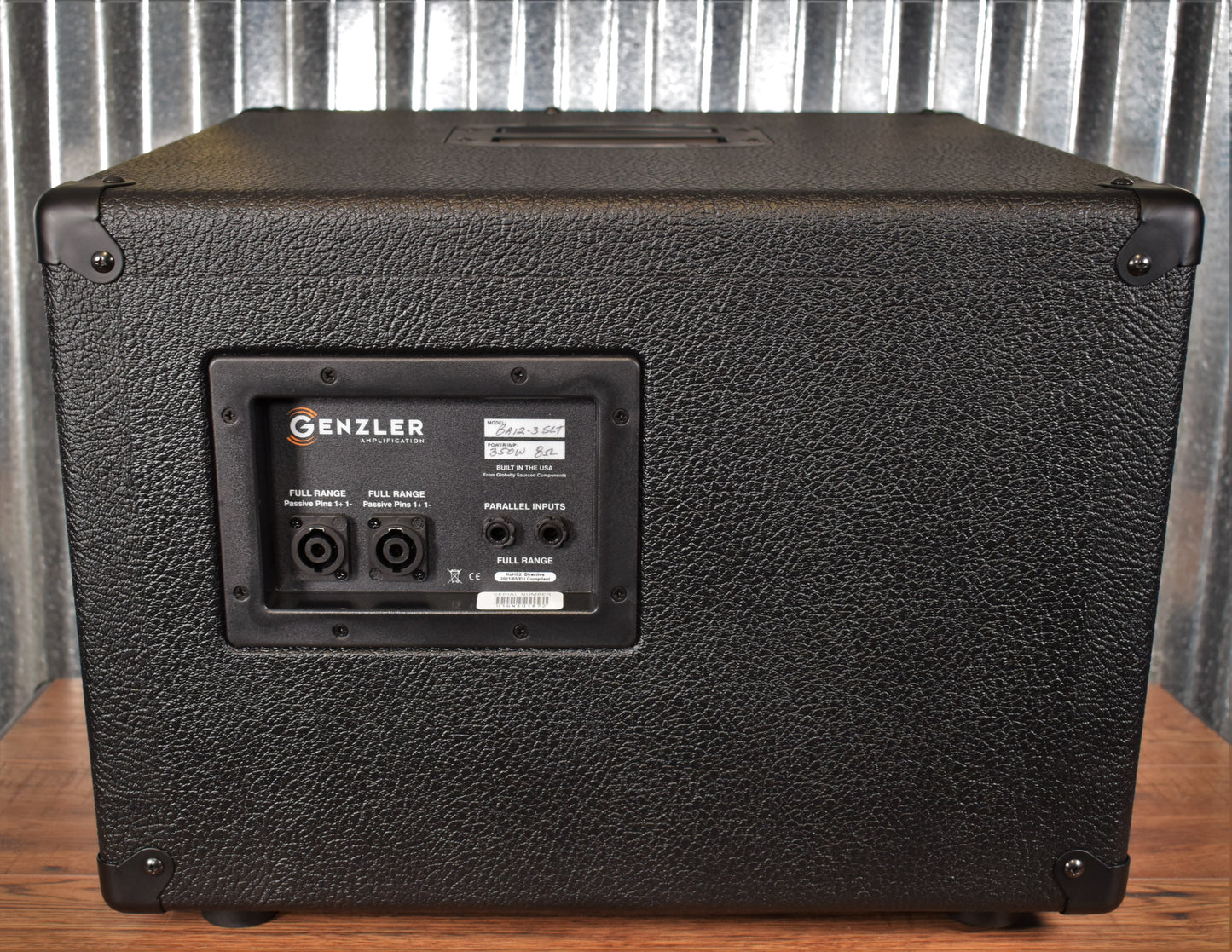 Genzler BA12-3 SLT SLANT NEO 12” & 4X3”Array 350 Watt 8 ohm Bass Amplifier Speaker Cabinet