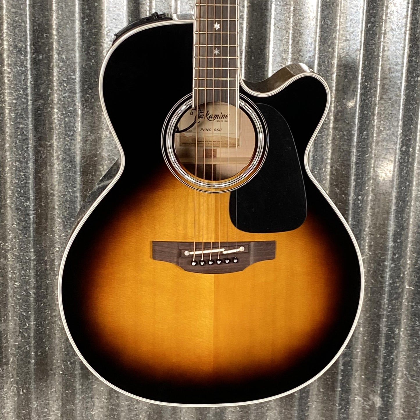 Takamine P6NC NEX Cutaway Acoustic Electric Guitar Brown Sunburst & Case Japan #0816 Used