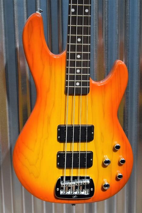 G&L Tribute M-2000 4 String Bass Honeyburst 3 Band Active EQ & M2000 #0440