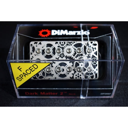 DiMarzio DP266F DP268F Dark Matter 2 Neck & Bridge F Spaced Humbucker Guitar Pickup Set