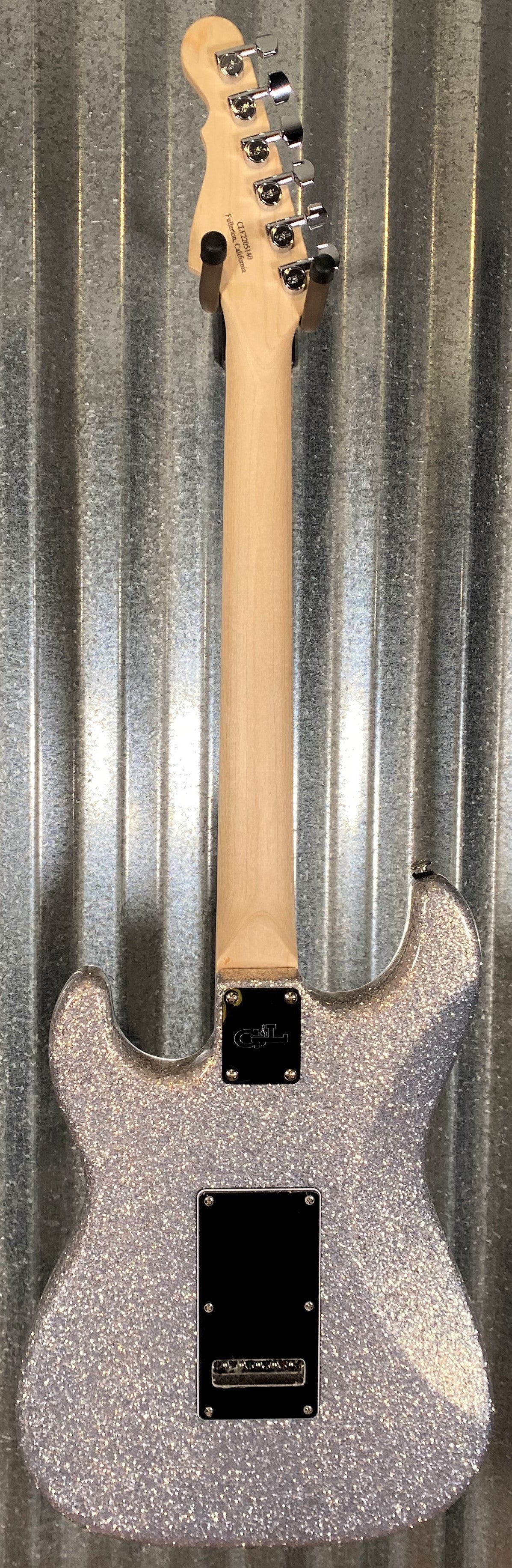 G&L USA Legacy Silver Metal Flake Guitar & Case #5140