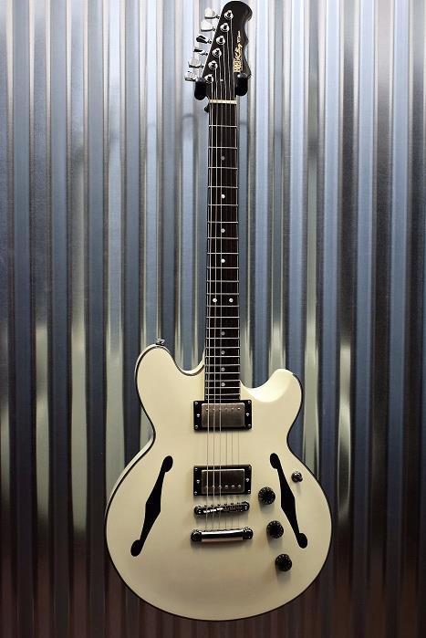 Fret King Elise Vintage White Semi Hollow Electric Guitar & Case FKV3HVW #2026