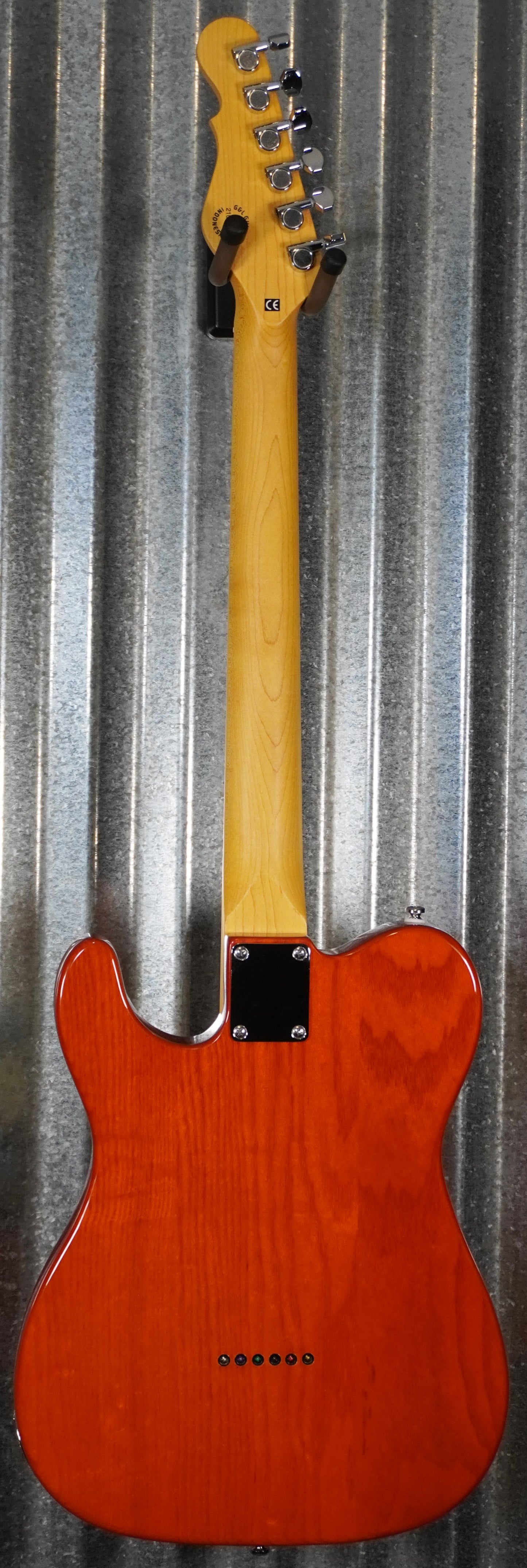 G&L Tribute ASAT Classic Bluesboy Clear Orange Semi Hollow Guitar #0435