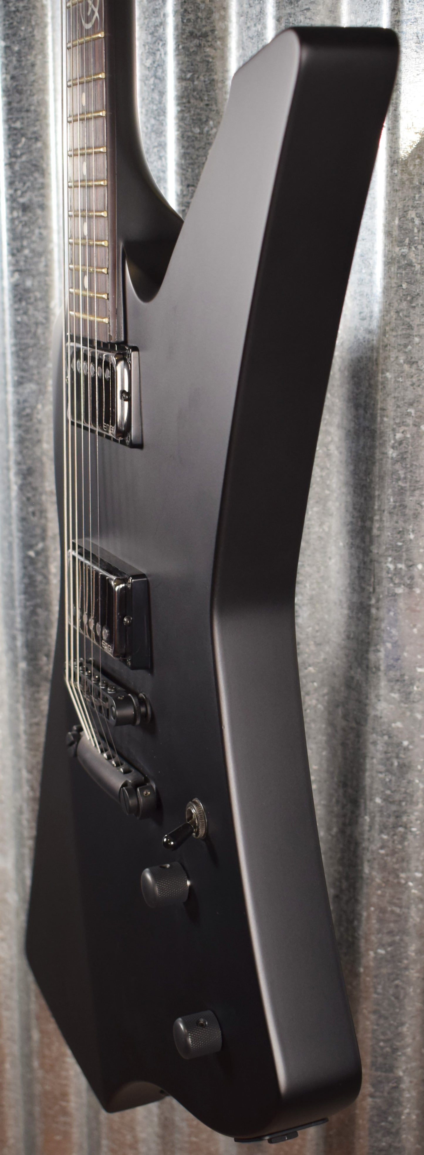 ESP LTD James Hetfield Snakebyte Black Satin EMG Guitar & Case LSNAKEBYTEBLKS #0939 B Stock