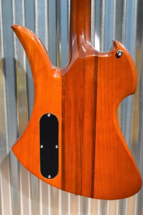 BC Rich MK9 Mockingbird Maple Burl Top Neck Through Guitar & B.C. Case #1212