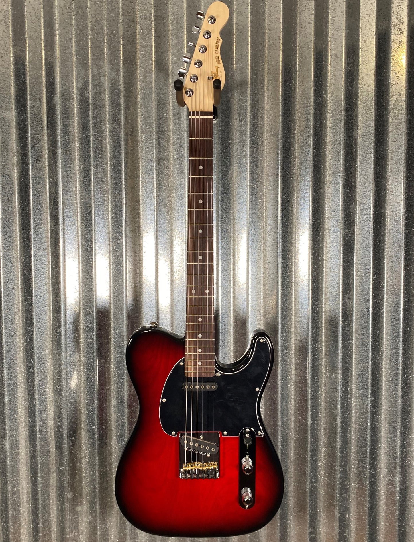 G&L USA ASAT Classic Redburst Guitar & Case #6204