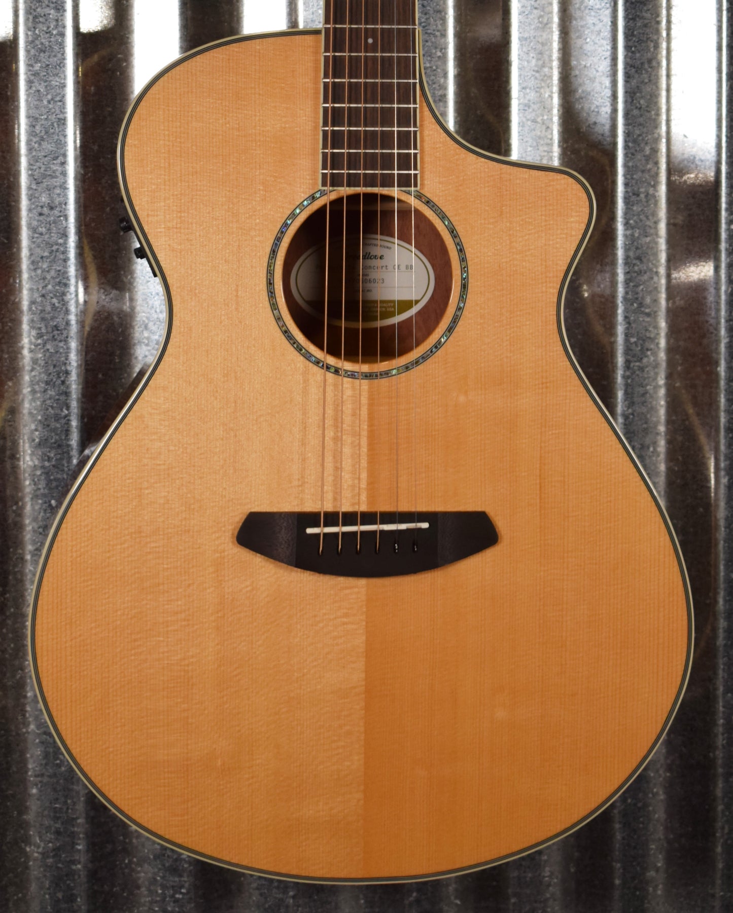 Breedlove Pursuit Exotic Concert CE Sitka-Bubinga Acoustic Electric Guitar #6023 Blemished