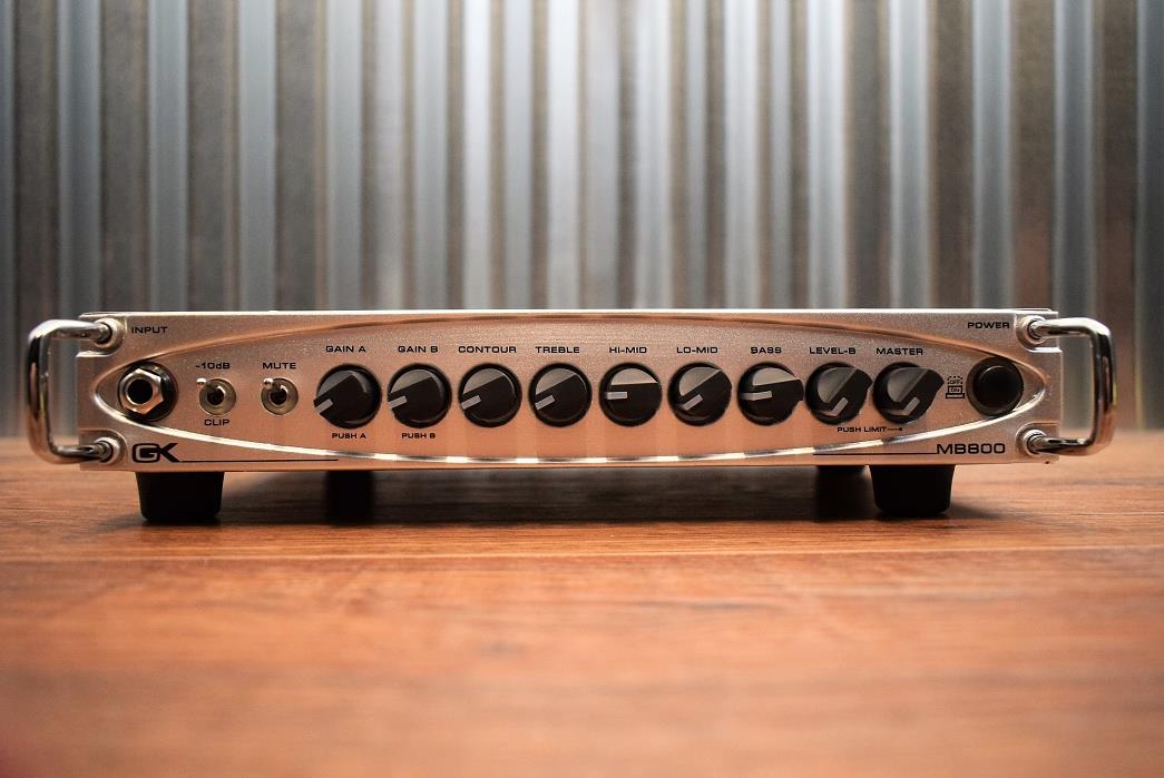 Gallien Krueger GK MB 800 Watt Ultralight Micro Bass Amp Head MB800