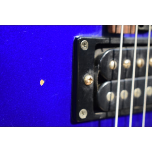 Peavey Predator Plus HB Metallic Blue Wolfgang Style Guitar Used