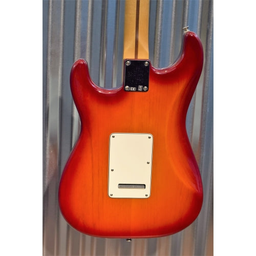 Fender Stratocaster Plus Top Flame Cherry Sunburst Guitar & Bag Mexico Used