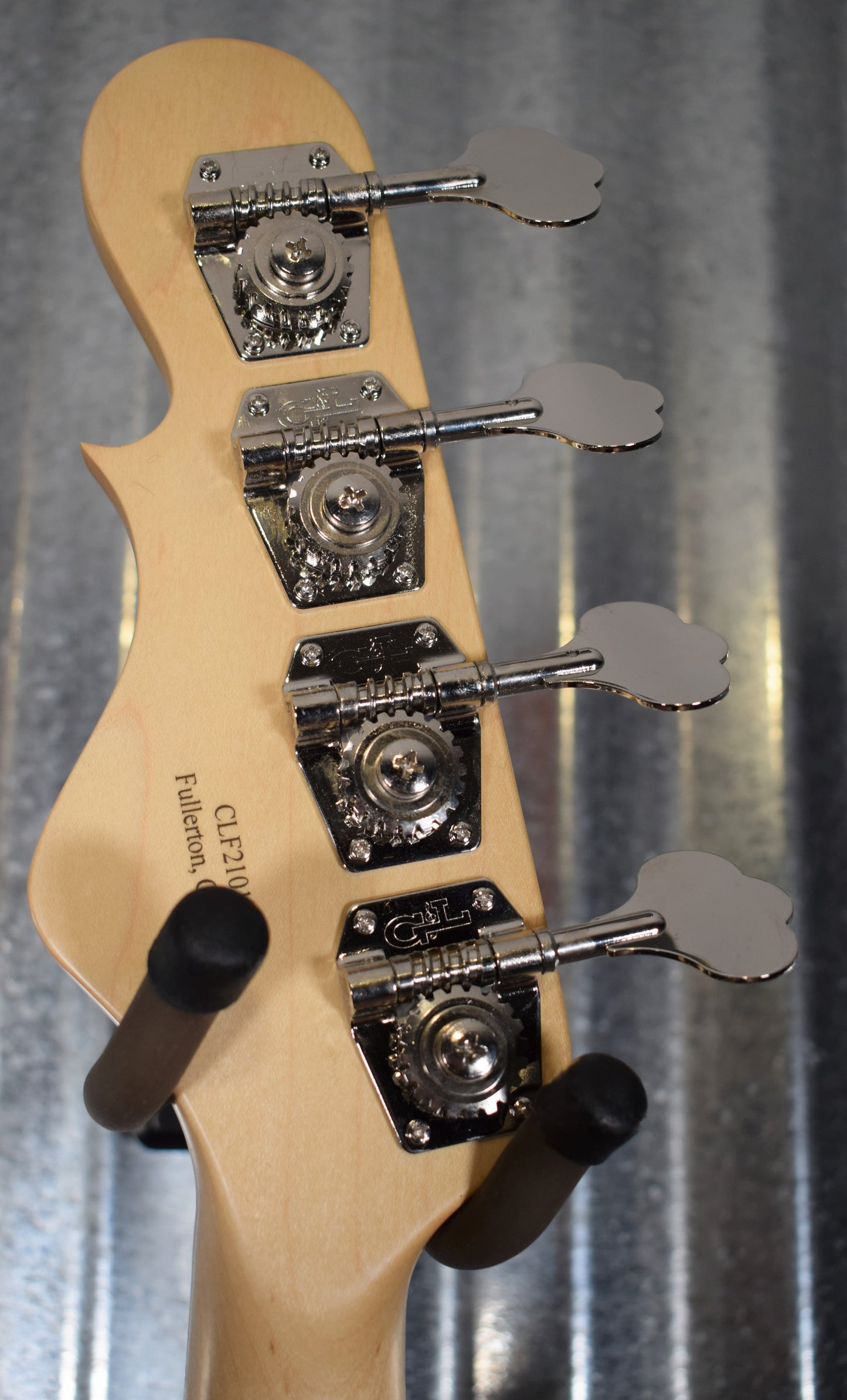 G&L USA JB 4 String Jazz Bass Clear Orange & Case JB #1189
