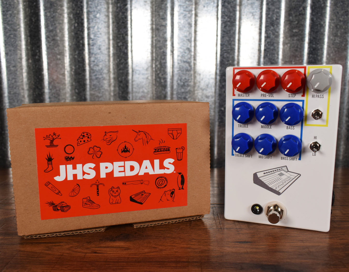 JHS Pedals Colour Box V2 Preamp EQ Overdrive Distortion Fuzz DI Guitar Effect Pedal Demo