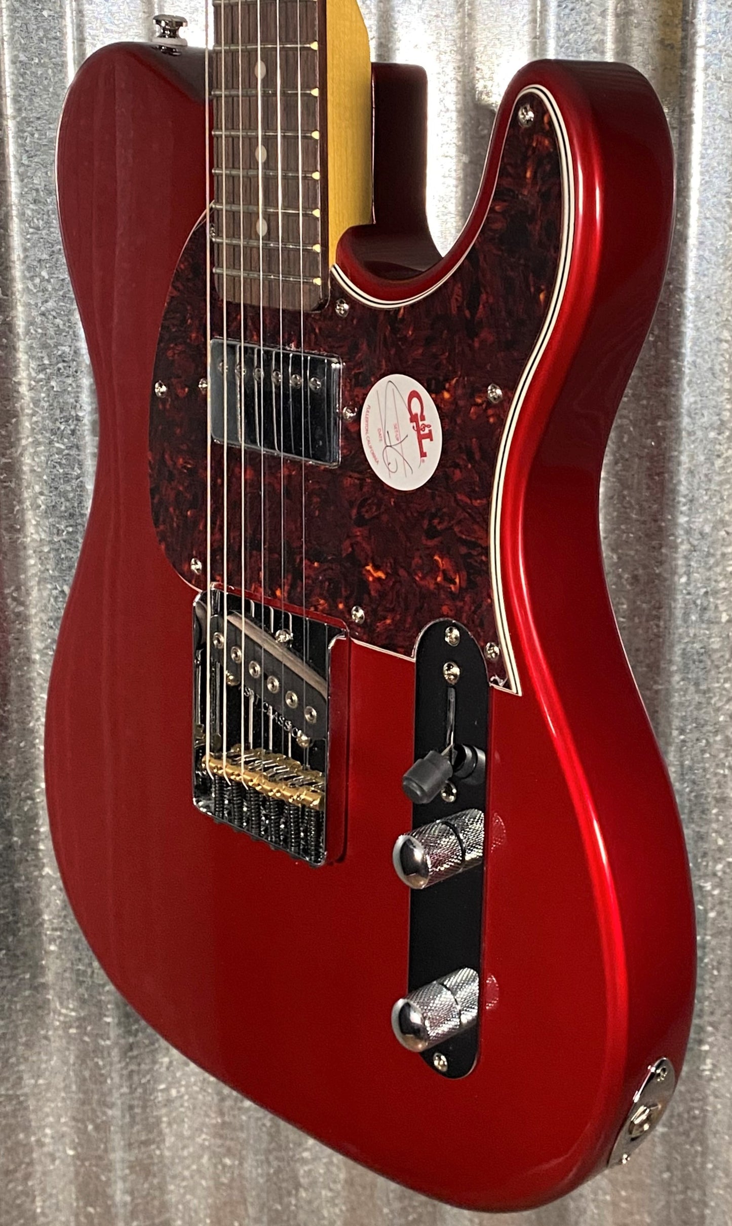 G&L Tribute ASAT Classic Bluesboy Candy Apple Red Guitar #9444