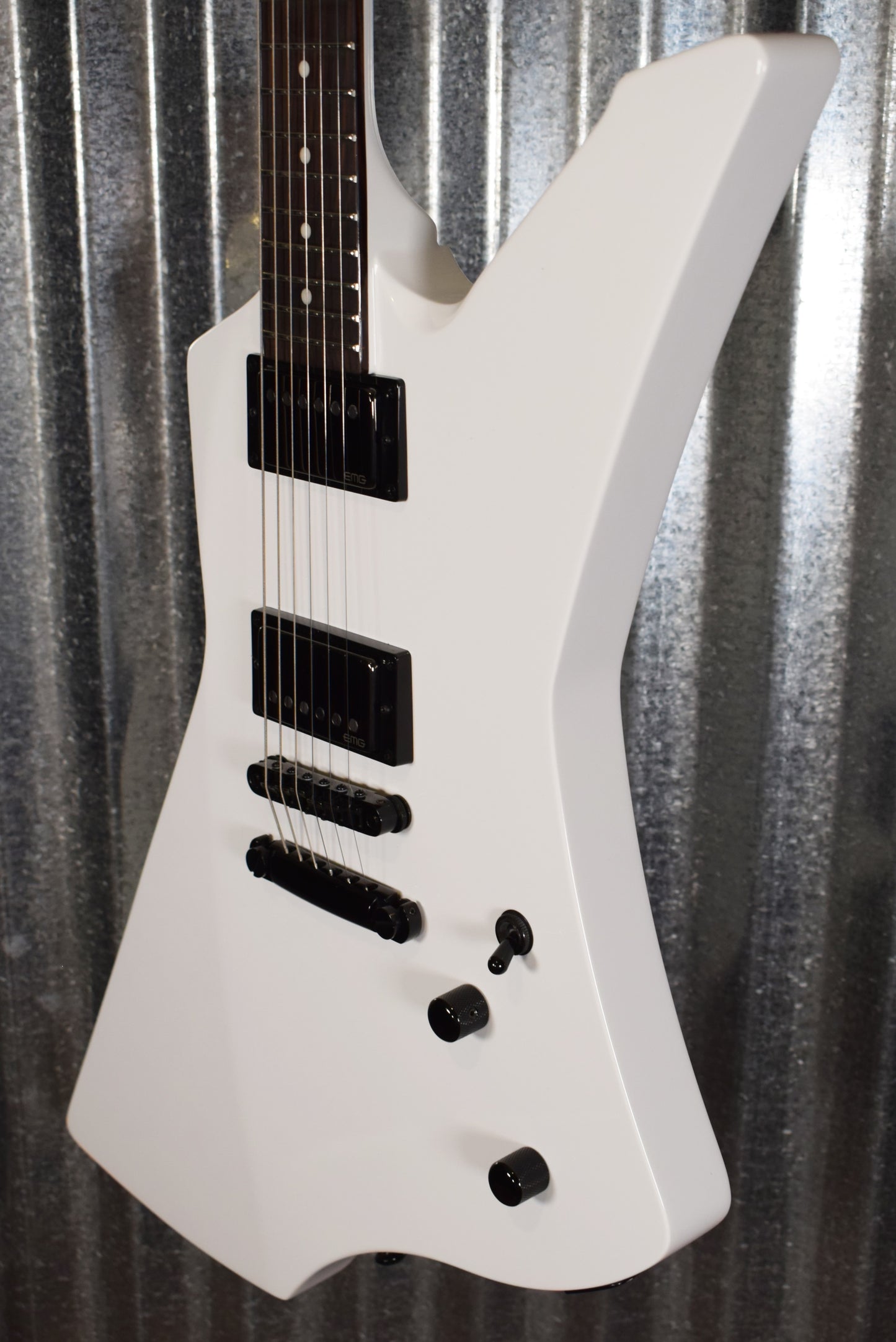 ESP LTD James Hetfield Snakebyte Snow White Guitar & Case LSNAKEBYTESW #0595 Used