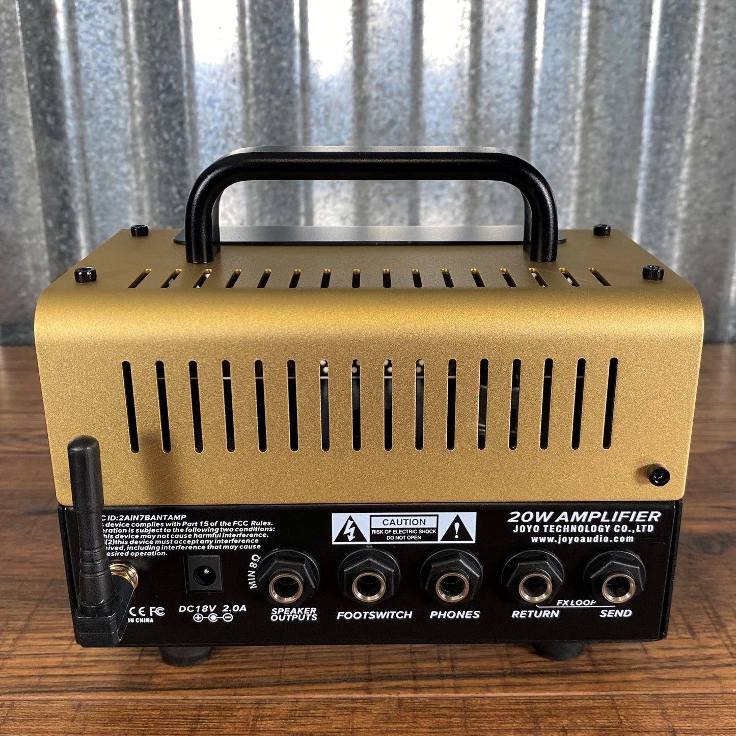 Joyo Bantamp XL Tweedy Mini Two Channel 20 Watt Hybrid Tube Bluetooth Guitar Amplifier Head