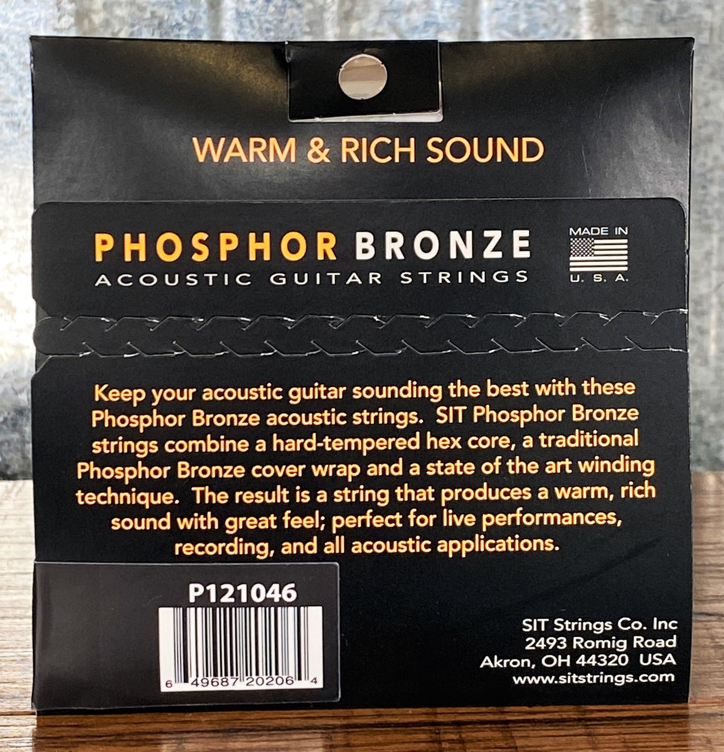 SIT Strings P121046 Phosphor Bronze 12 String Acoustic Guitar Set