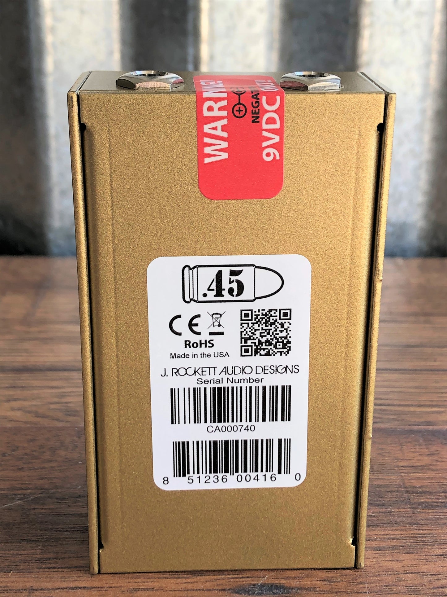 J. Rockett Audio Designs .45 Caliber Overdrive Guitar Effect Pedal