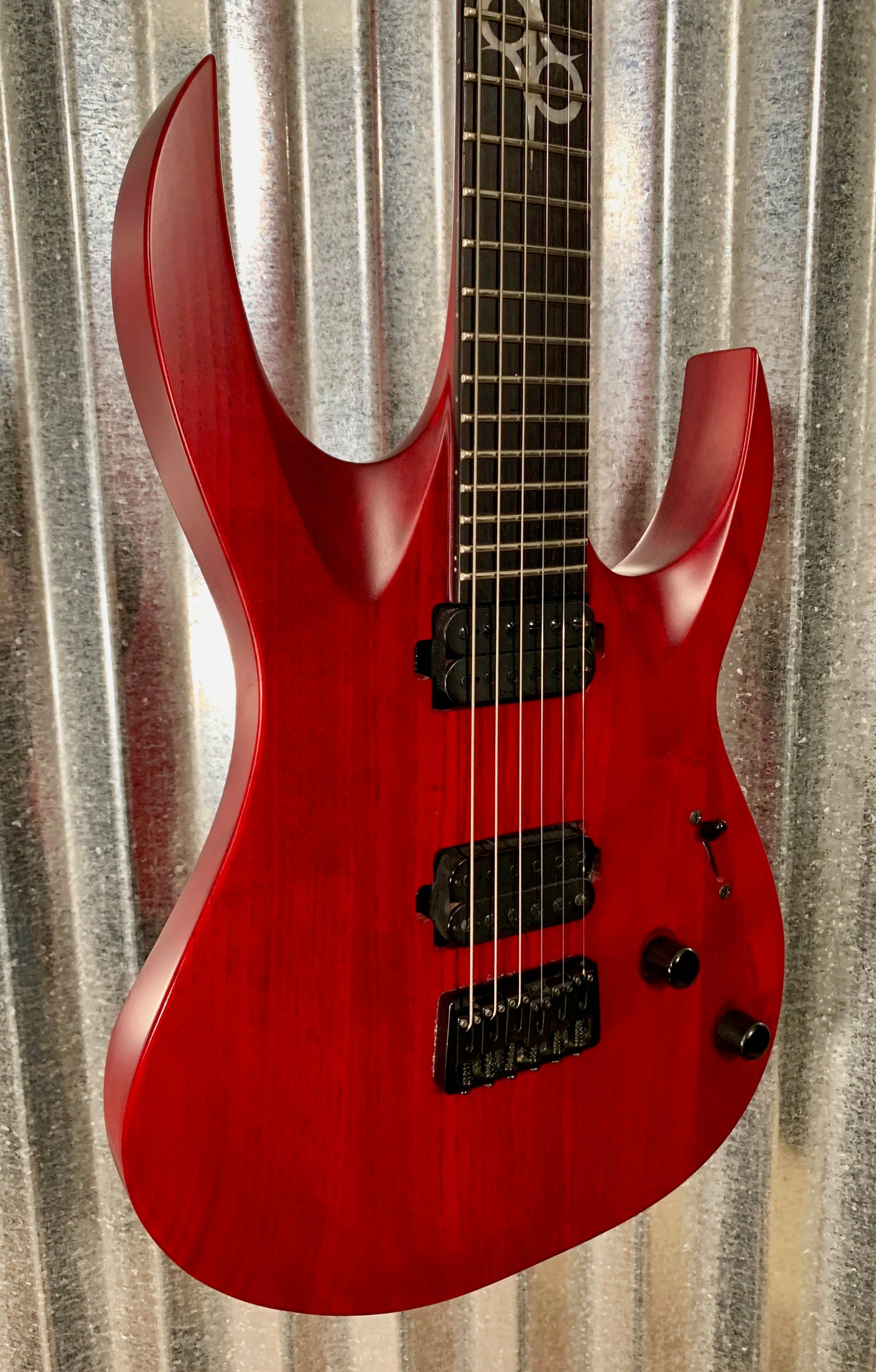 Solar Guitars A2.6 Trans Blood Red Matte Guitar A2.6TRB #0584 Used