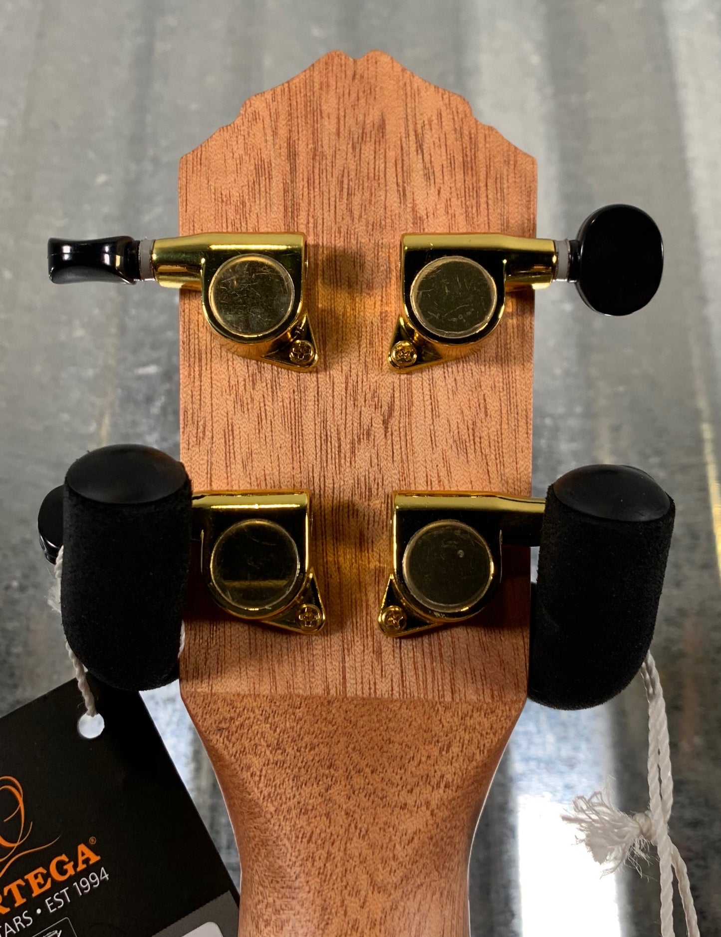 Ortega Guitars RUEB-CC Ebony Top Conert Ukulele & Gig Bag