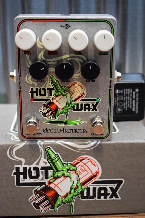 Electro-Harmonix EHX Hot Wax Dual Overdrive Hot Tubes Crayon