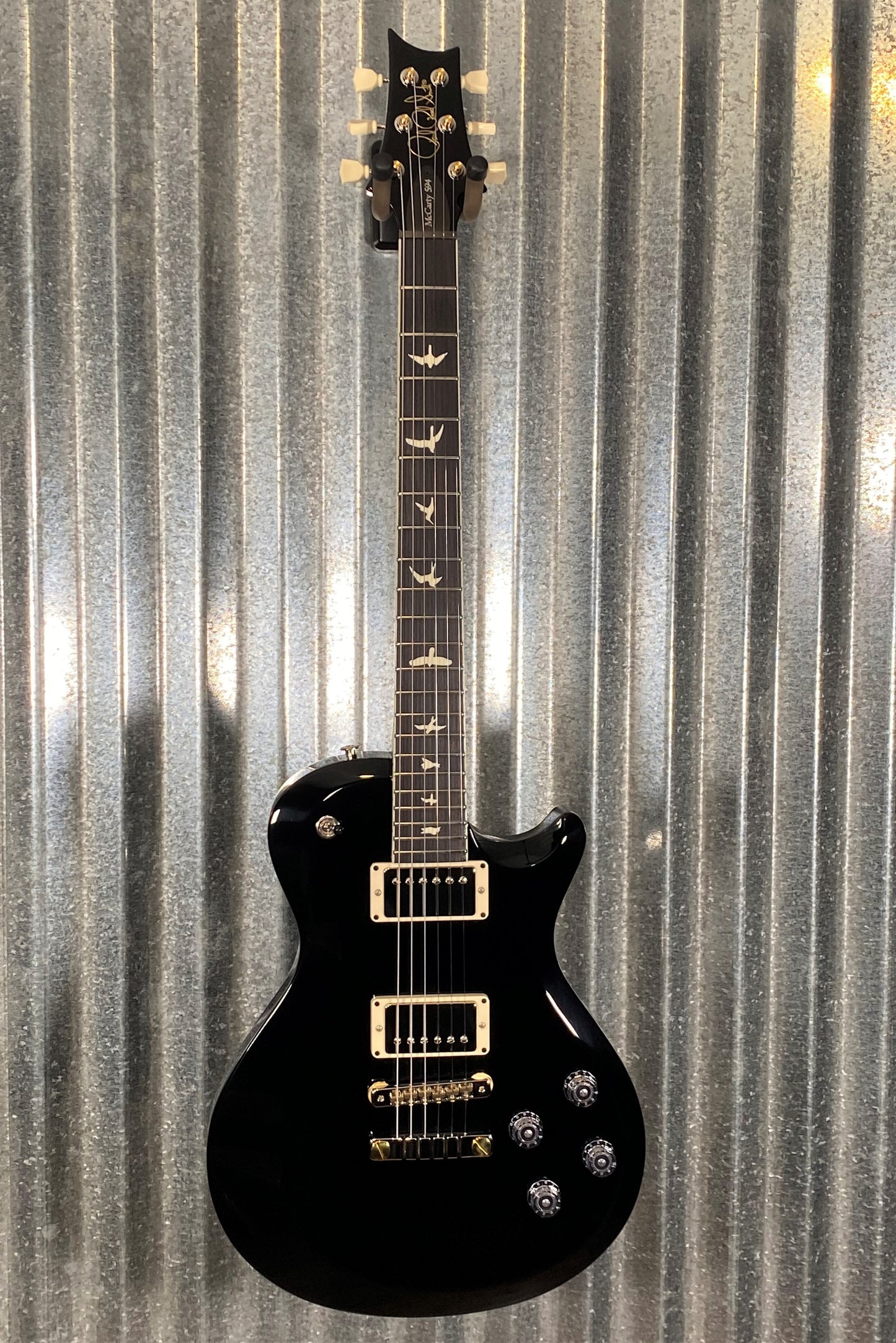 PRS Paul Reed Smith USA S2 Singlecut McCarty 594 Black Guitar & Bag #2936