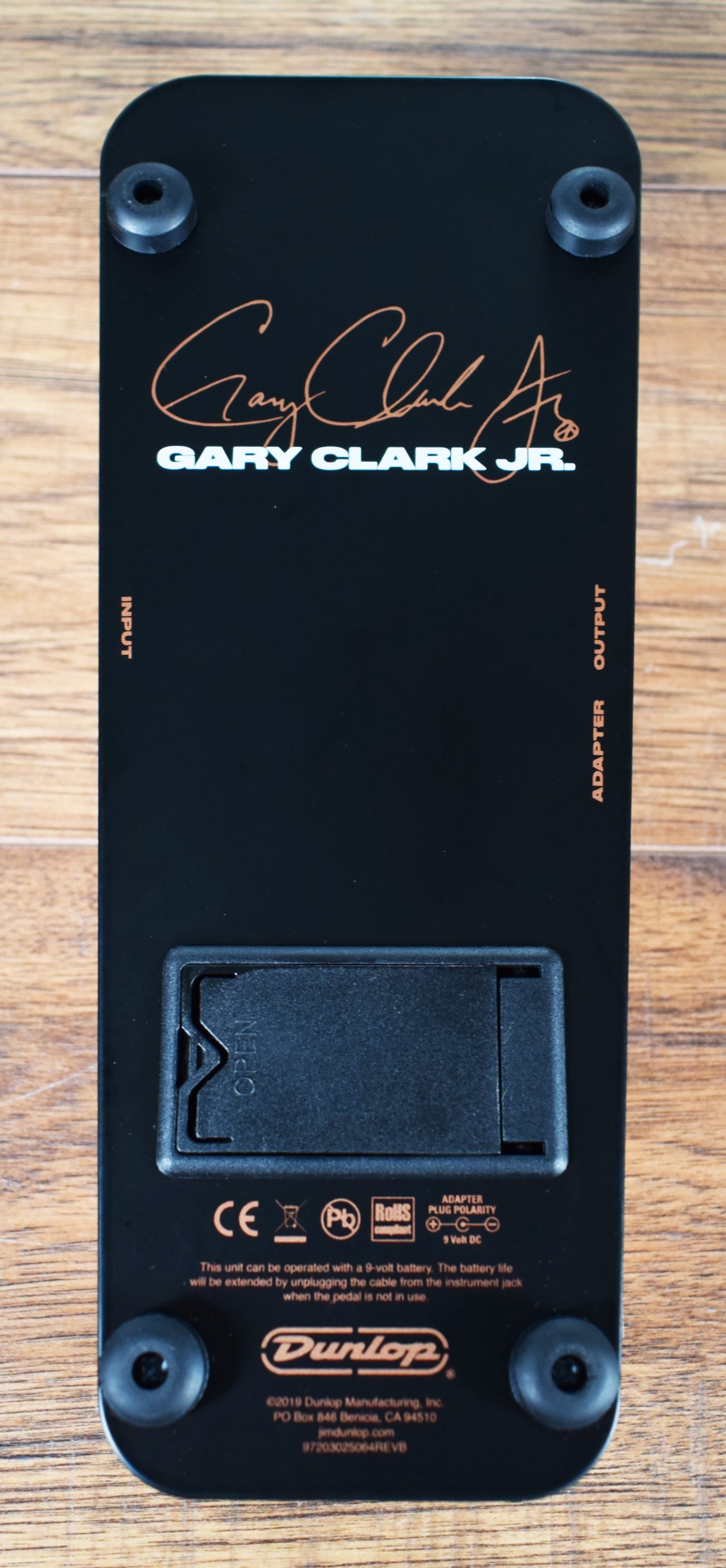 Dunlop GCJ95 Gary Clark Jr Crybaby Wah Cry Baby Guitar Effect Pedal B Stock