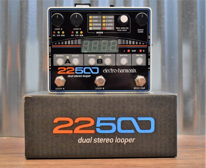 Electro-Harmonix EHX 22500 Dual Stereo Looper Guitar & Bass Effect Pedal