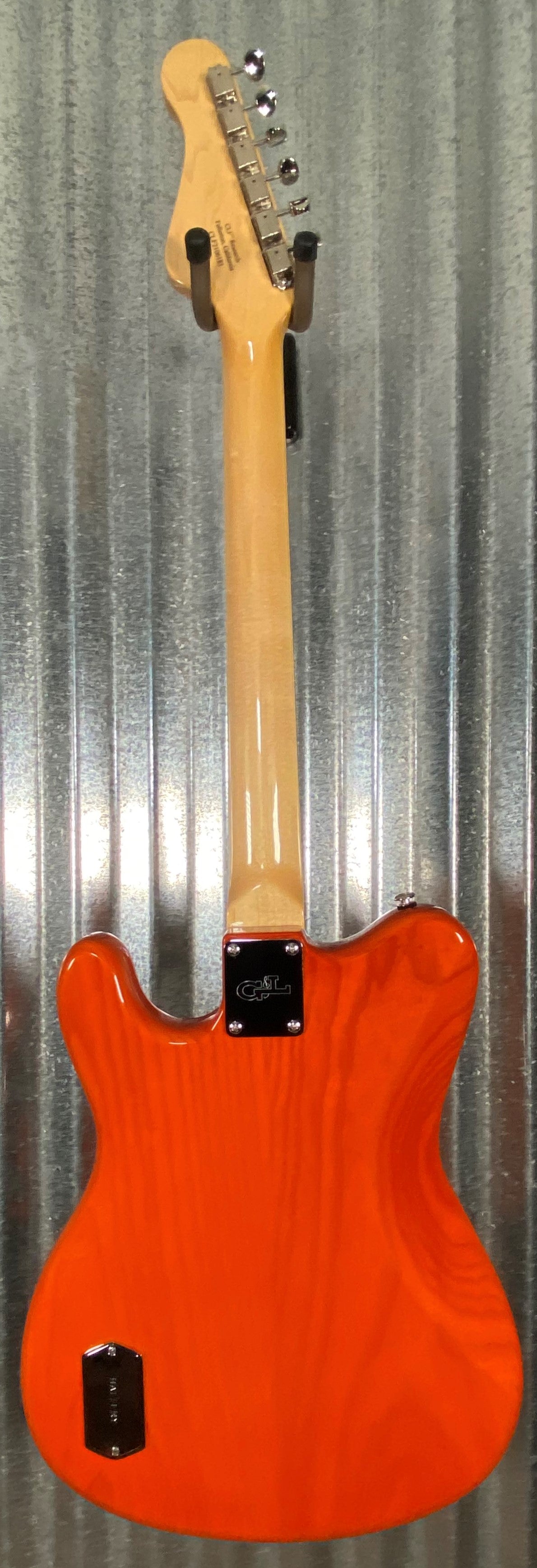 G&L USA CLF Espada Clear Orange Guitar & Case Demo #6181