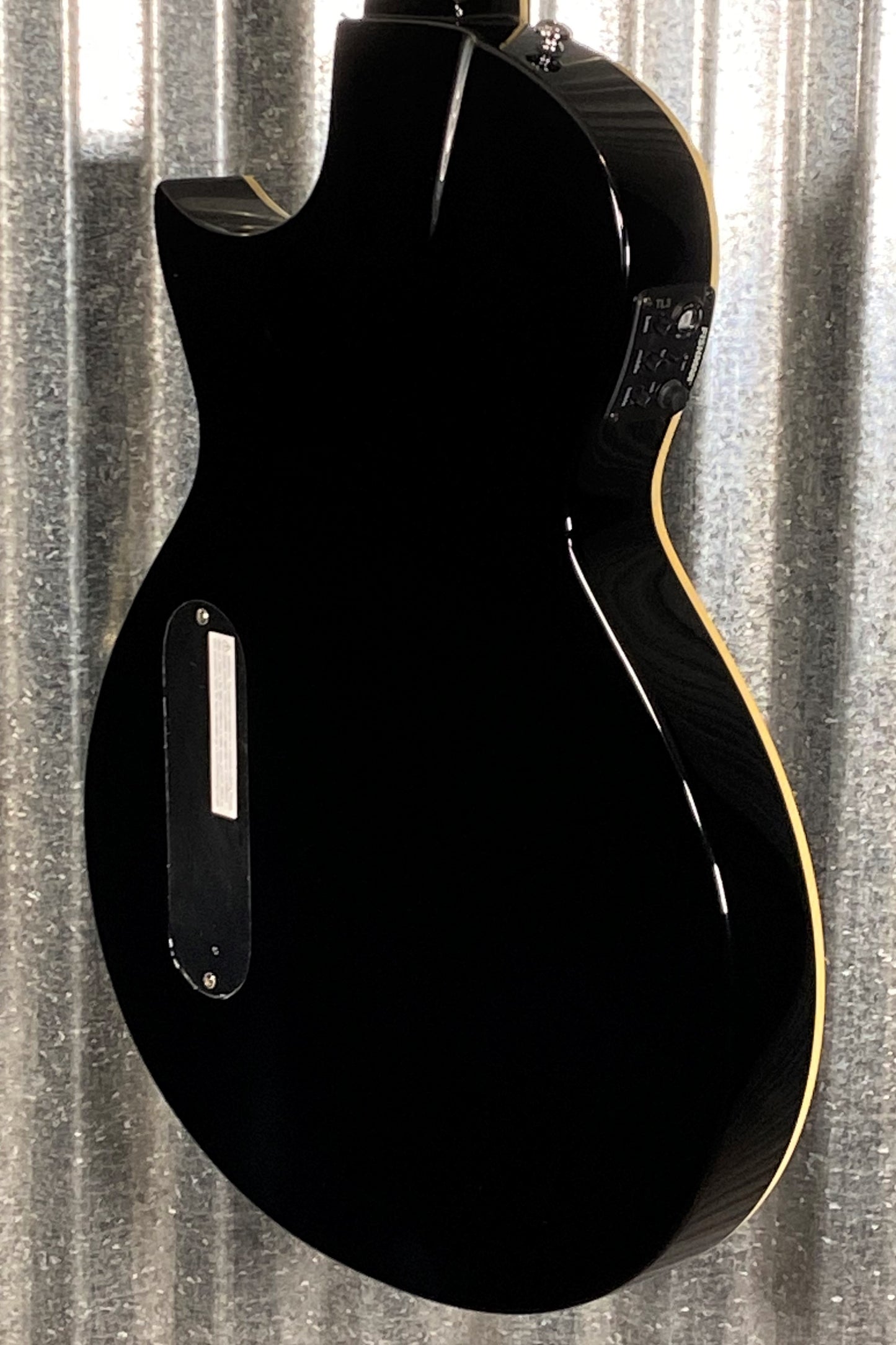 ESP LTD Thinline TL-6 Acoustic Electric Black Guitar LTL6BLK #1248 Used