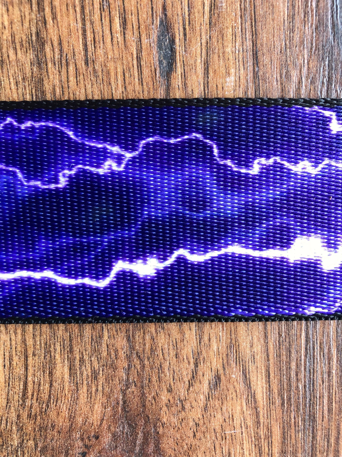 Levy's MP-18 2" Adjustable Print Poly Guitar & Bass Strap Lightning Purple