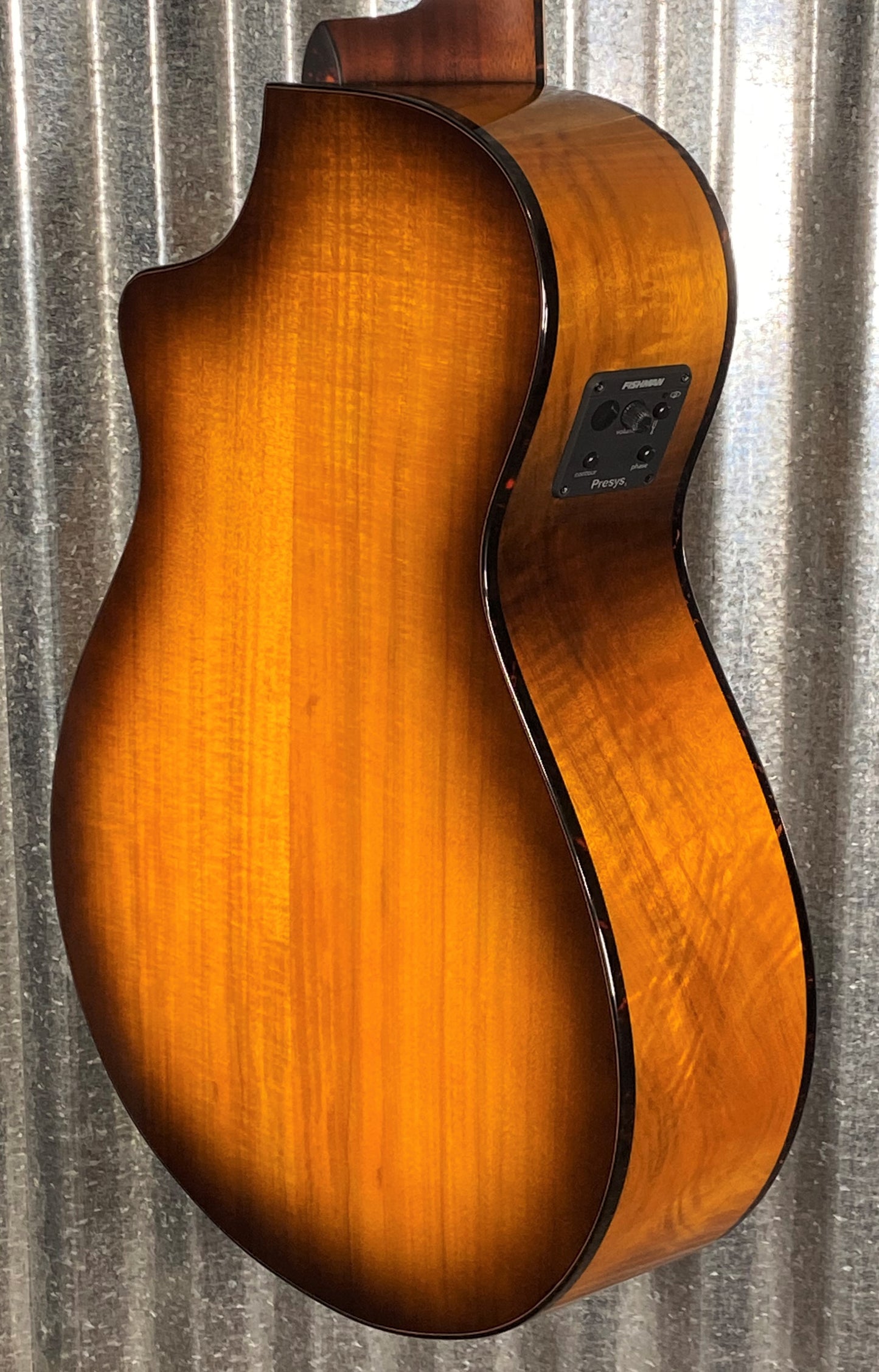 Breedlove Pursuit Exotic S Concert Tiger's Eye CE Myrtlewood Acoustic Electric Guitar PSCN42CEMYMY #2597