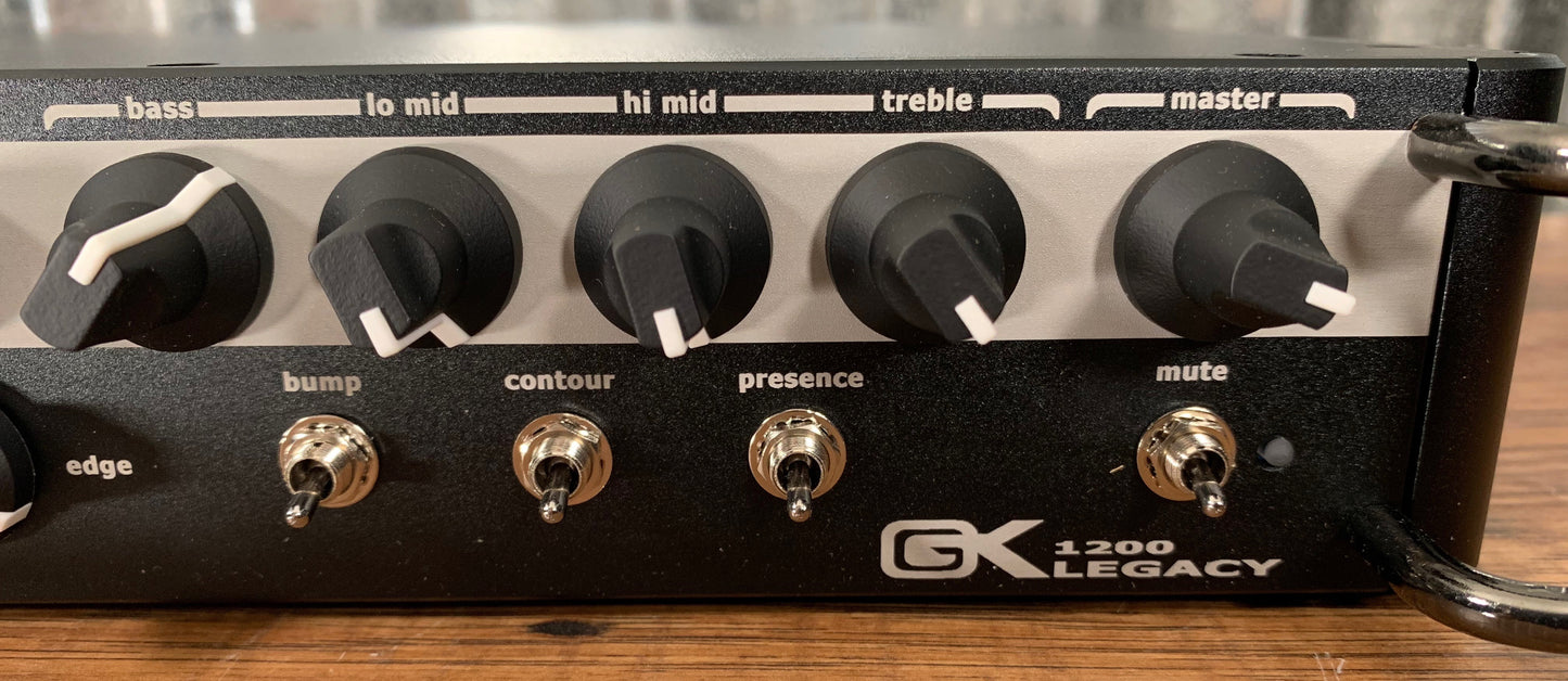 Gallien Krueger GK Legacy 1200 Watt Ultralight Bass Amplifier Head with Overdrive