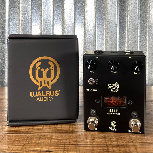 Walrus Audio SILT Harmonic Tube Fuzz Guitar Effect Pedal Black