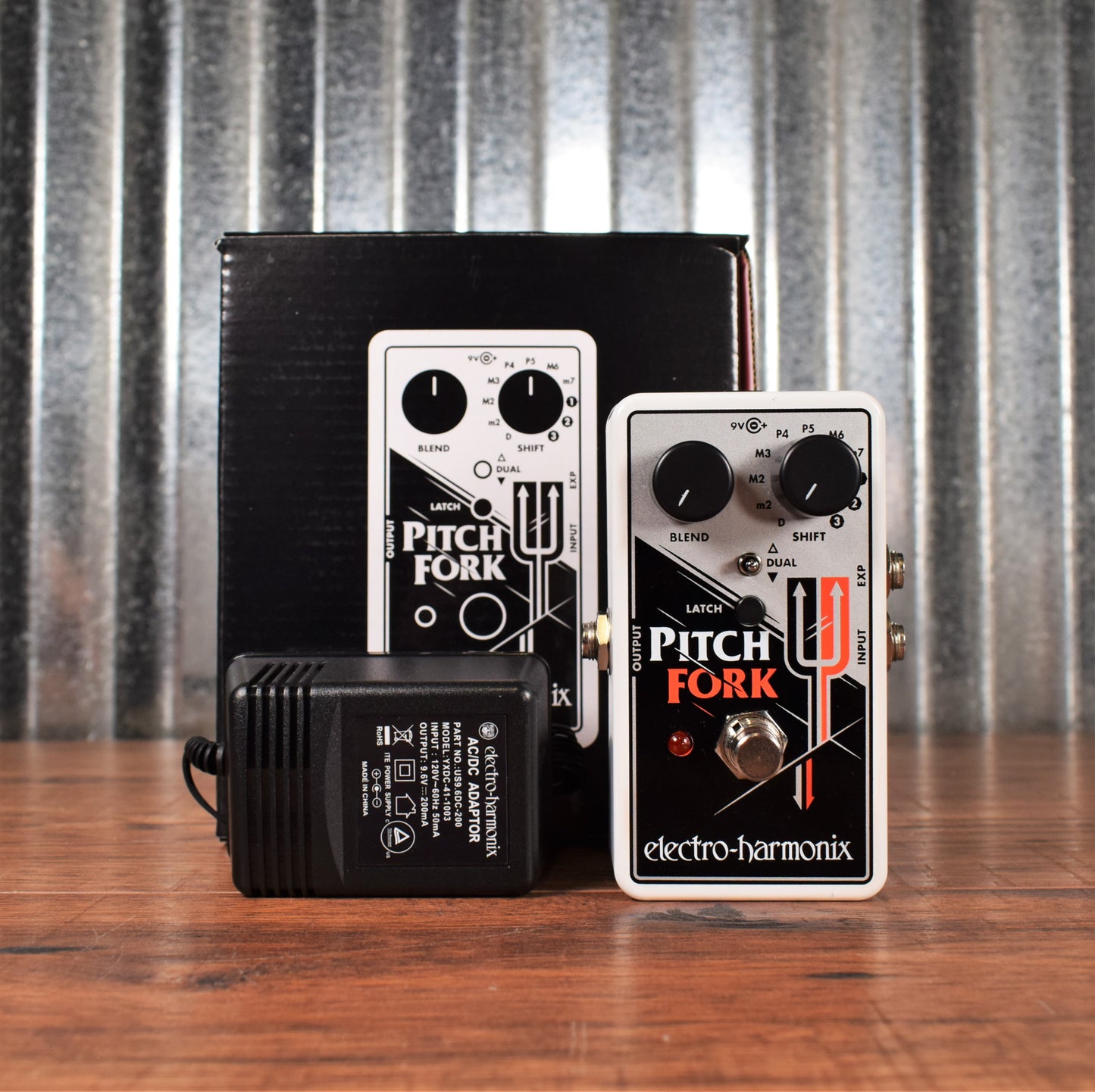 Electro-Harmonix EHX Pitch Fork Drop Polyphonic Pitch Shifter Guitar Effects Pedal