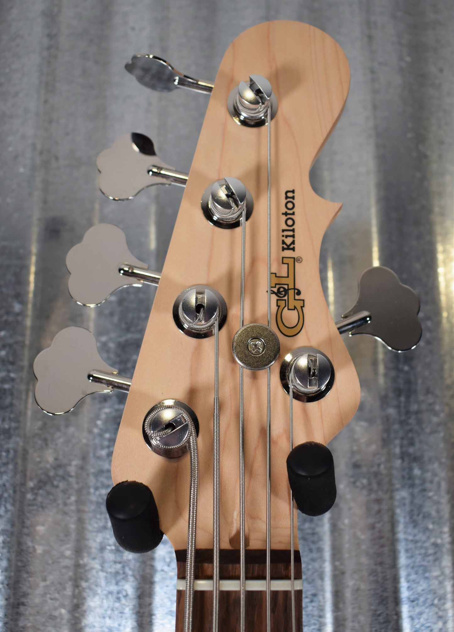 G&L USA Kiloton 5 String Bass Rally Red & Case #4168