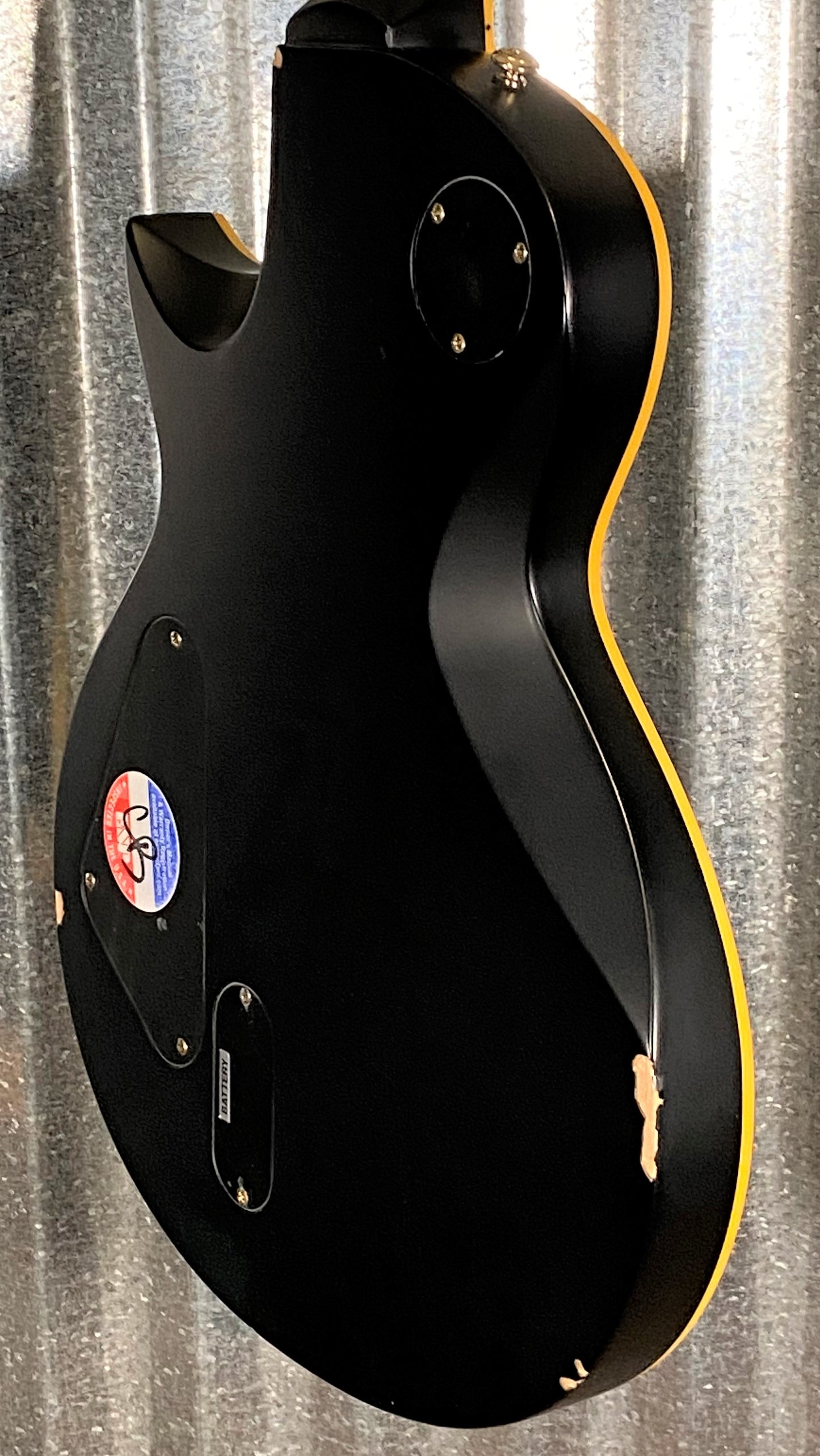 ESP LTD EC-1000 Vintage Black Satin Guitar LEC1000VB #0630 Used