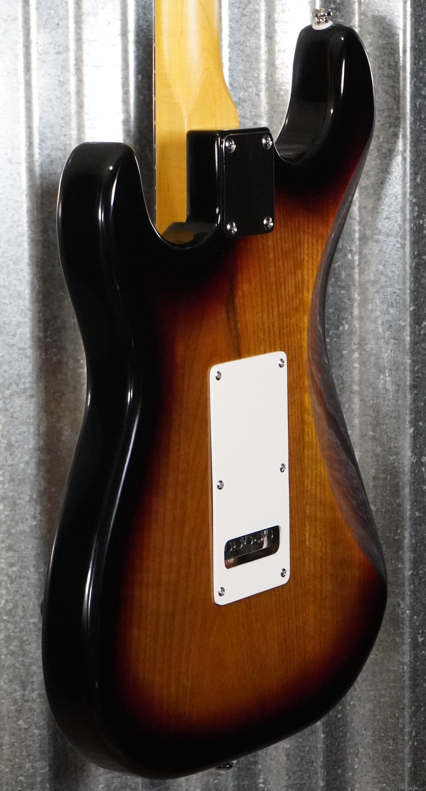G&L Tribute Legacy HSS 3-Tone Sunburst Guitar #7124