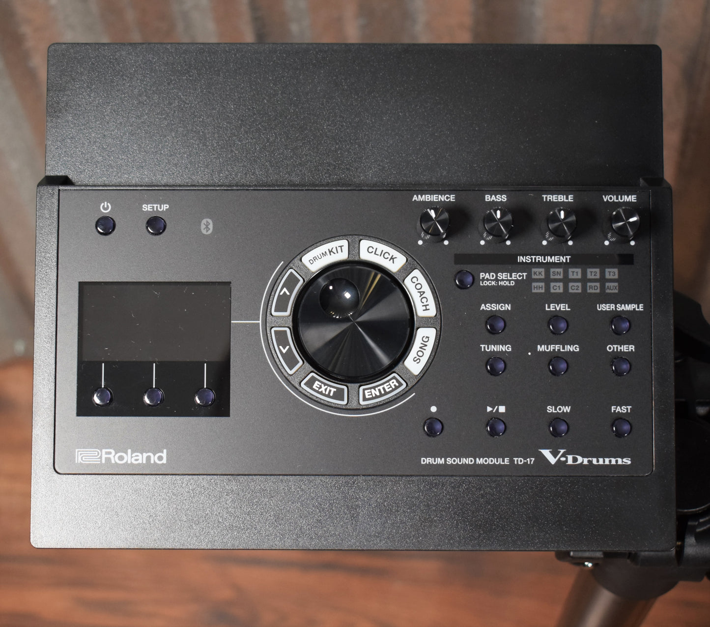 Roland TD-17KV V-Drums Electronic Drum Kit & MDS Compact Drum Stand